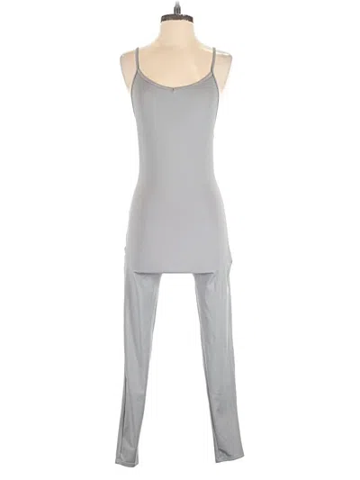 Pre-owned Unbranded Jumpsuit In Gray
