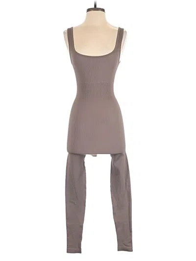 Pre-owned Unbranded Jumpsuit In Gray