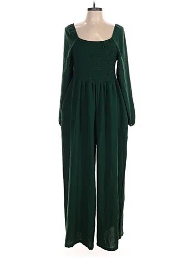 Pre-owned Unbranded Jumpsuit In Green