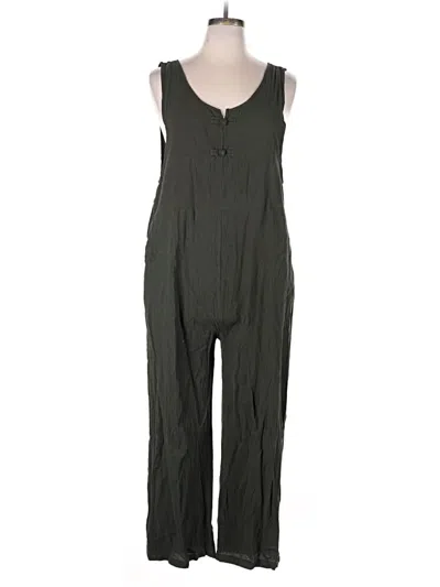 Pre-owned Unbranded Jumpsuit In Green