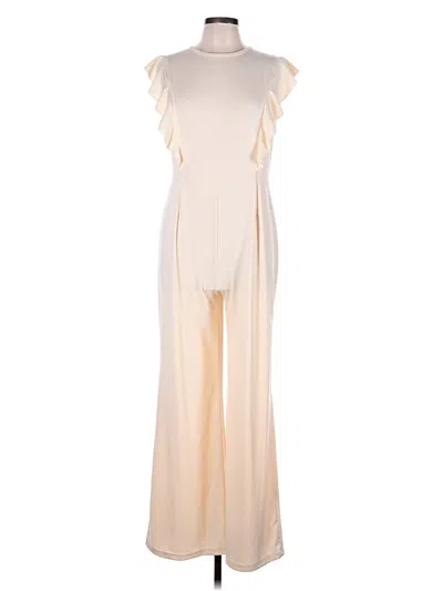 Pre-owned Unbranded Jumpsuit In Ivory