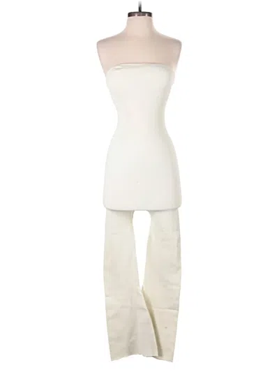 Pre-owned Unbranded Jumpsuit In Ivory
