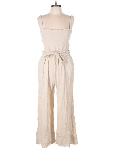 Pre-owned Unbranded Jumpsuit In Ivory