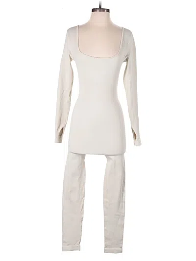 Pre-owned Unbranded Jumpsuit In Ivory
