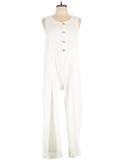 Pre-owned Unbranded Jumpsuit In Ivory