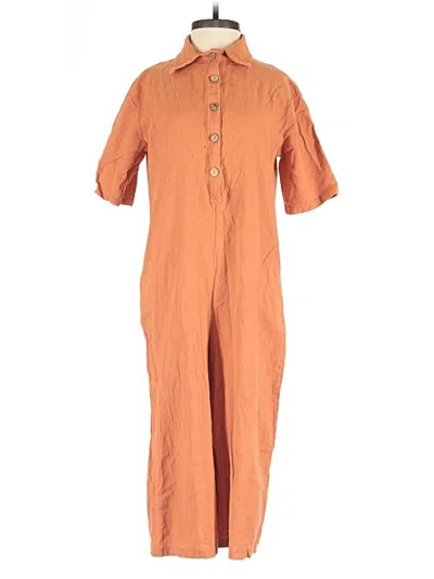 Pre-owned Unbranded Jumpsuit In Orange