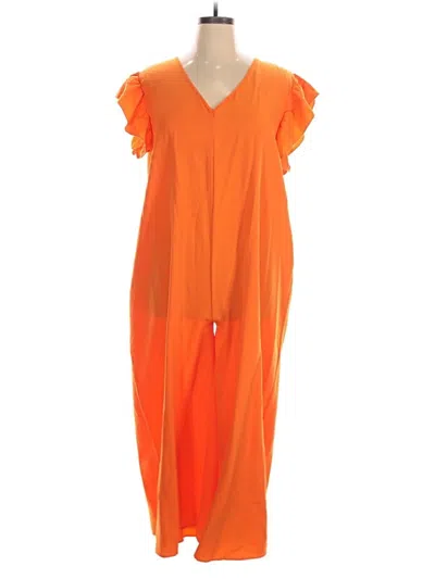 Pre-owned Unbranded Jumpsuit In Orange