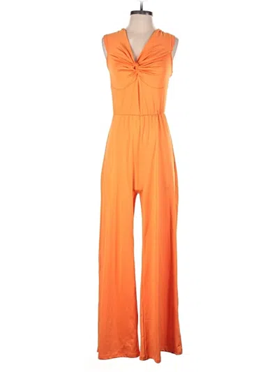 Pre-owned Unbranded Jumpsuit In Orange