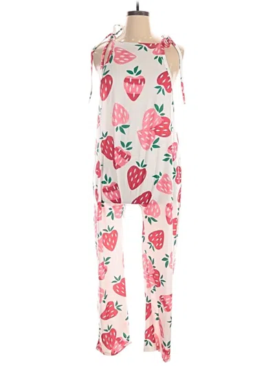 Pre-owned Unbranded Jumpsuit In Pink