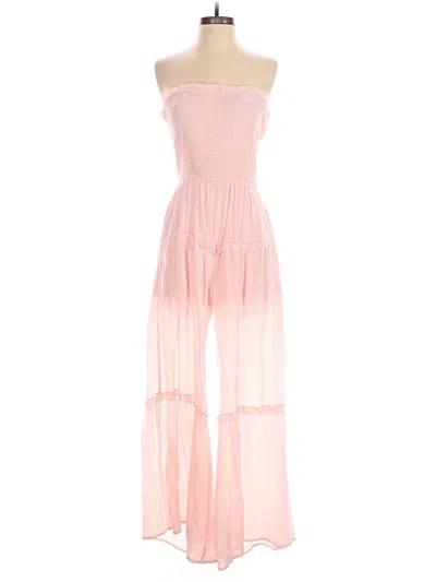 Pre-owned Unbranded Jumpsuit In Pink