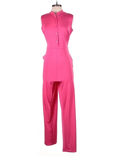 Pre-owned Unbranded Jumpsuit In Pink