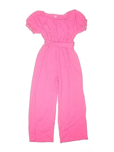 Pre-owned Unbranded Kids' Jumpsuit In Pink