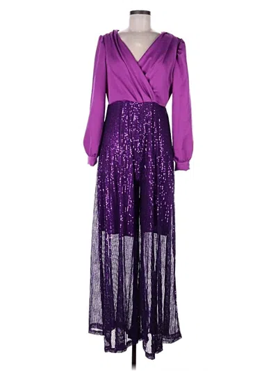 Pre-owned Unbranded Jumpsuit In Purple