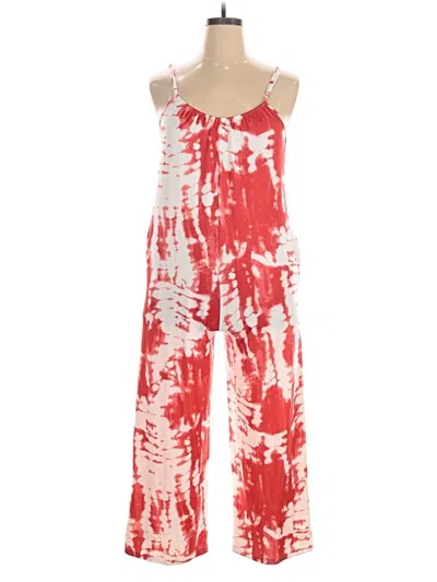 Pre-owned Unbranded Jumpsuit In Red