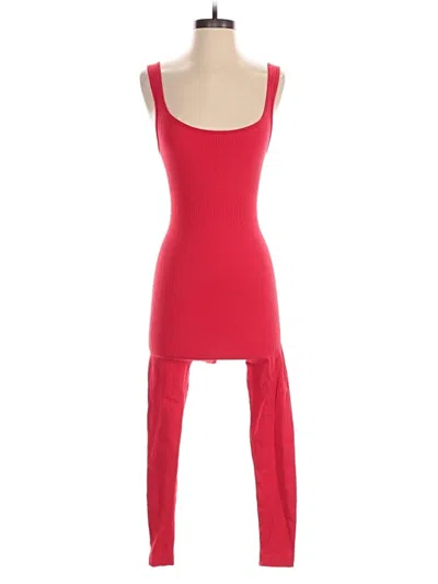 Pre-owned Unbranded Jumpsuit In Red