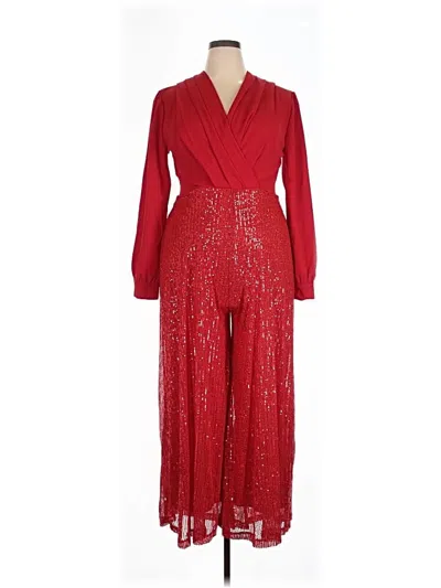 Pre-owned Unbranded Jumpsuit In Red