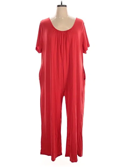 Pre-owned Unbranded Jumpsuit In Red