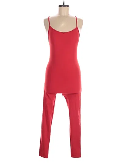 Pre-owned Unbranded Jumpsuit In Red