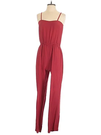 Pre-owned Unbranded Jumpsuit In Red