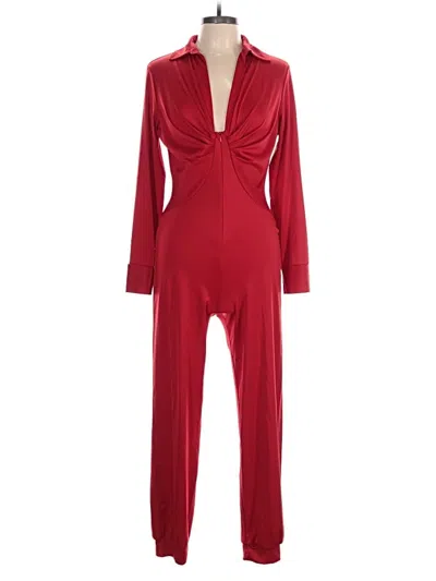 Pre-owned Unbranded Jumpsuit In Red