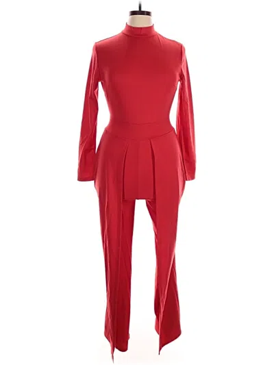 Pre-owned Unbranded Jumpsuit In Red