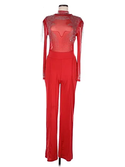 Pre-owned Unbranded Jumpsuit In Red