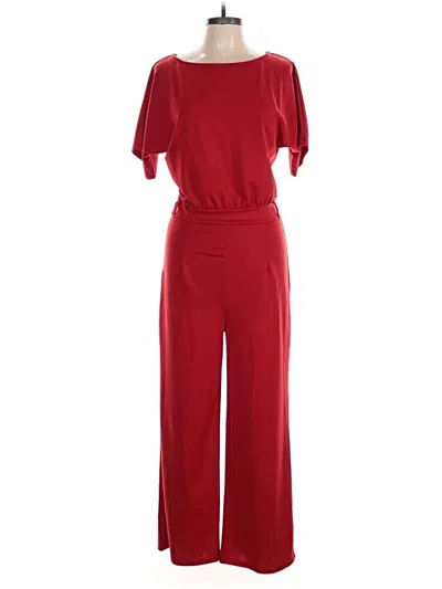 Pre-owned Unbranded Jumpsuit In Red