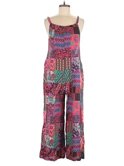 Pre-owned Unbranded Jumpsuit In Red