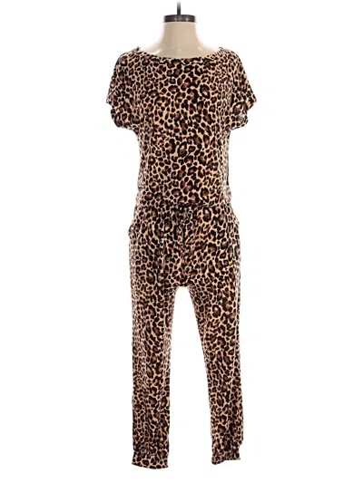 Pre-owned Unbranded Jumpsuit In Tan