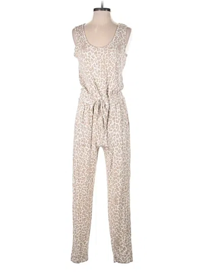 Pre-owned Unbranded Jumpsuit In Tan