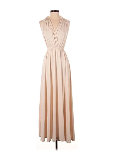 Pre-owned Unbranded Jumpsuit In Tan