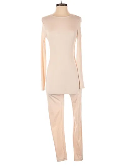 Pre-owned Unbranded Jumpsuit In Tan
