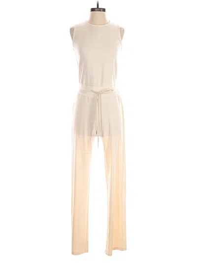 Pre-owned Unbranded Jumpsuit In White
