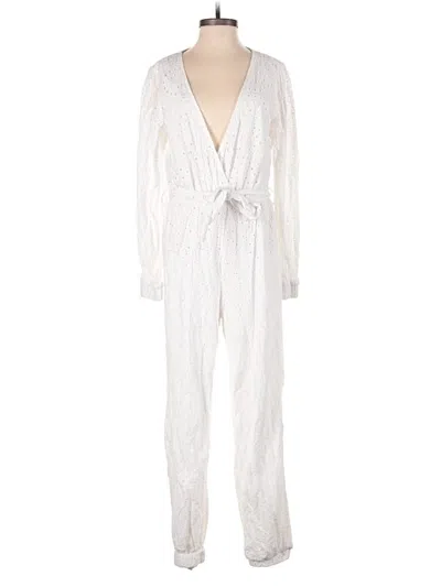 Pre-owned Unbranded Jumpsuit In White