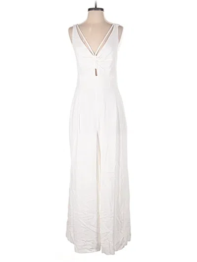 Pre-owned Unbranded Jumpsuit In White