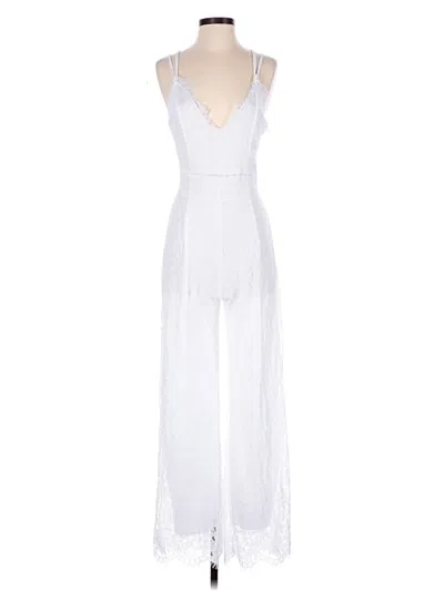 Pre-owned Unbranded Jumpsuit In White