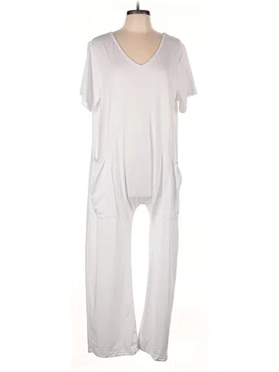 Pre-owned Unbranded Jumpsuit In White