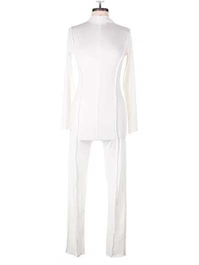 Pre-owned Unbranded Jumpsuit In White