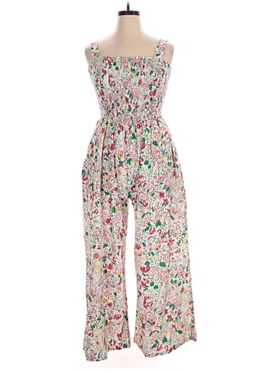 Pre-owned Unbranded Jumpsuit In White