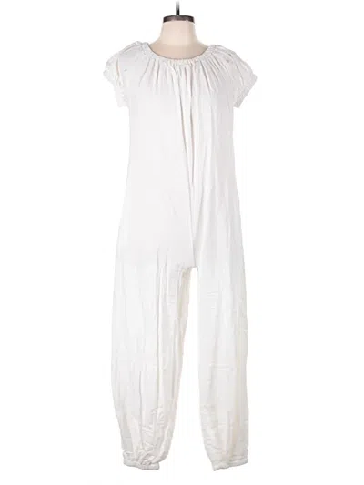 Pre-owned Unbranded Jumpsuit In White