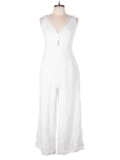 Pre-owned Unbranded Jumpsuit In White
