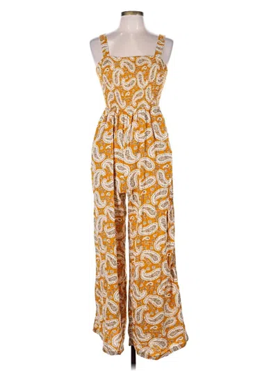 Pre-owned Unbranded Jumpsuit In Yellow