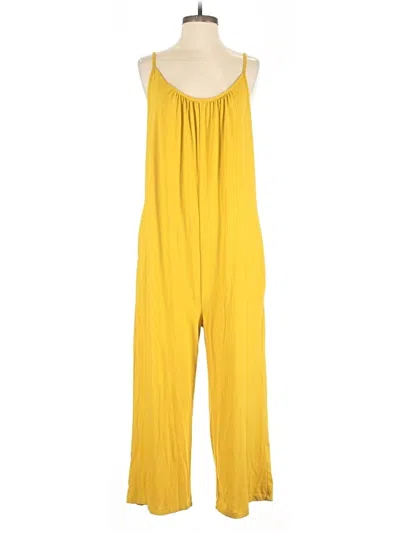 Pre-owned Unbranded Jumpsuit In Yellow