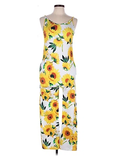 Pre-owned Unbranded Jumpsuit In Yellow