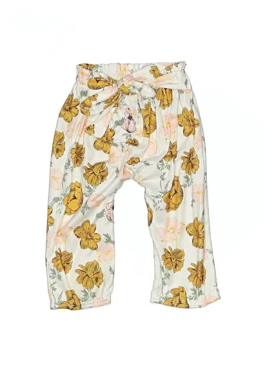 Pre-owned Unbranded Kids' Khaki Pant In Yellow