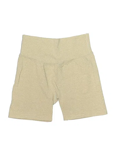 Pre-owned Unbranded Khaki Shorts In Gold