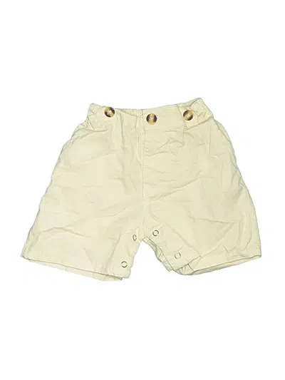 Pre-owned Unbranded Kids' Khaki Shorts In Ivory