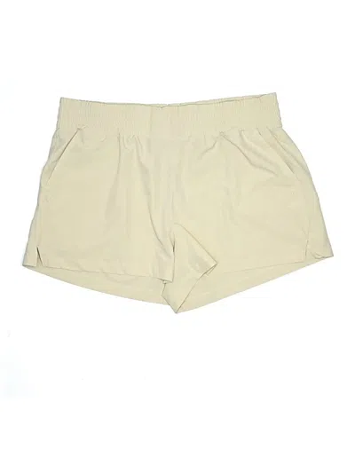 Pre-owned Unbranded Khaki Shorts In Ivory