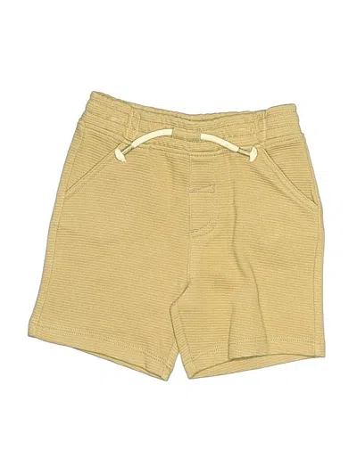 Pre-owned Unbranded Kids' Khaki Shorts In Yellow