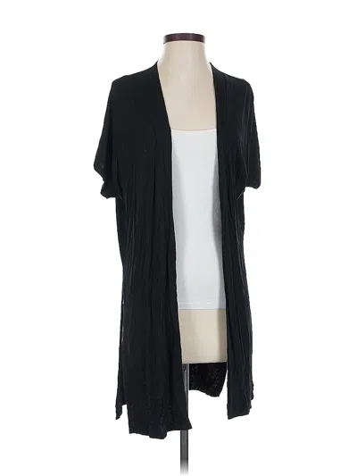 Pre-owned Unbranded Kimono In Black
